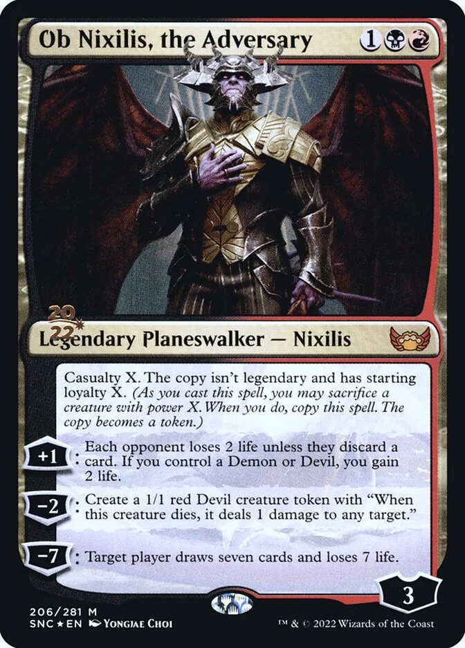 Ob Nixilis, the Adversary 「PSNC/206s」「EN」