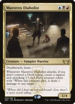 Maestros Diabolist #200p · Magic: The Gathering