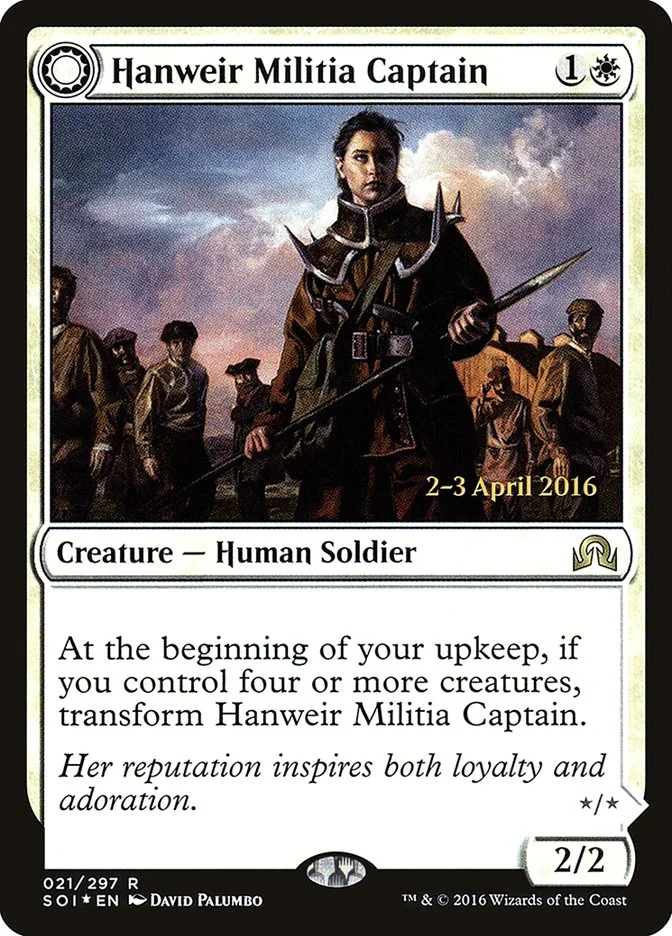 Hanweir Militia Captain // Westvale Cult Leader 「PSOI/21s」「EN」