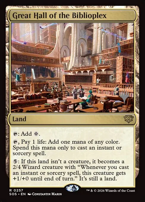Great Hall of the Biblioplex 「PSOS/257p」「EN」