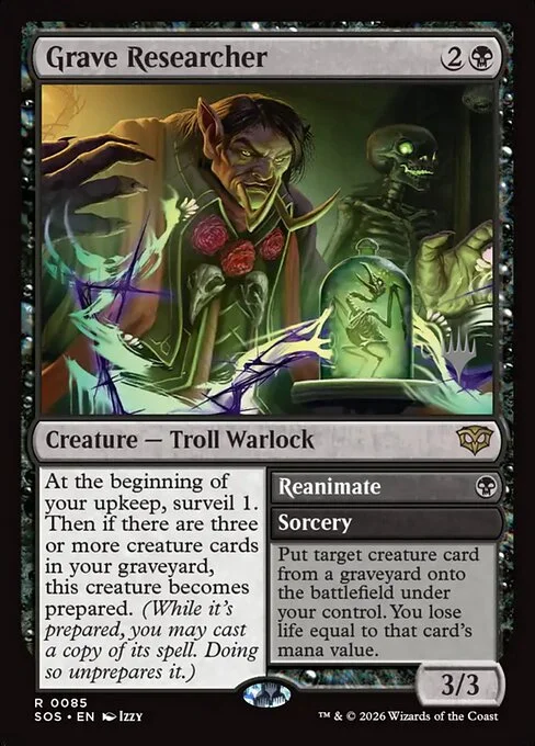 Grave Researcher // Reanimate 「PSOS/85p」「EN」