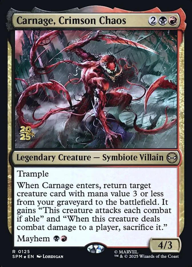 Carnage, Crimson Chaos 「PSPM/125s」「EN」