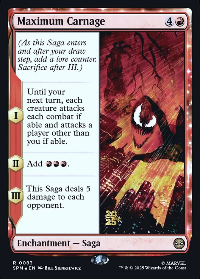 Maximum Carnage 「PSPM/83s」「EN」