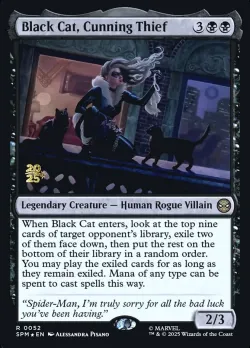 Black Cat, Cunning Thief #52s · Magic: The Gathering