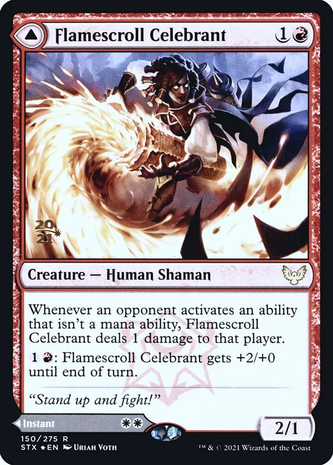 Flamescroll Celebrant // Revel in Silence 「PSTX/150s」「EN」