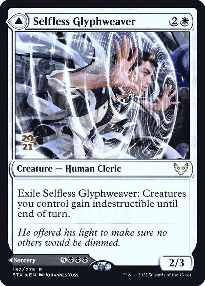 Selfless Glyphweaver // Deadly Vanity 「PSTX/157s」「EN」