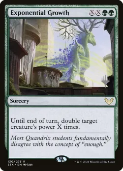 Exponential Growth #130p · Magic: The Gathering