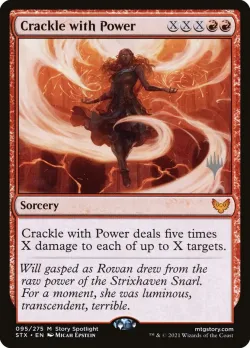 Crackle with Power #95p · Magic: The Gathering