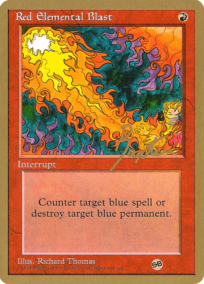 Red Elemental Blast 「PTC/gb218sb」「EN」