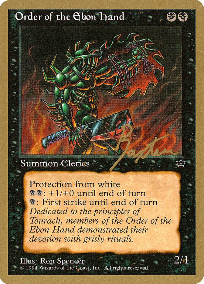 Order of the Ebon Hand 「PTC/gb42c」「EN」