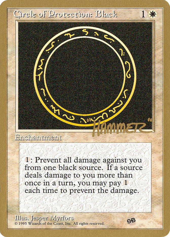 Circle of Protection: Black 「PTC/shr14sb」「EN」