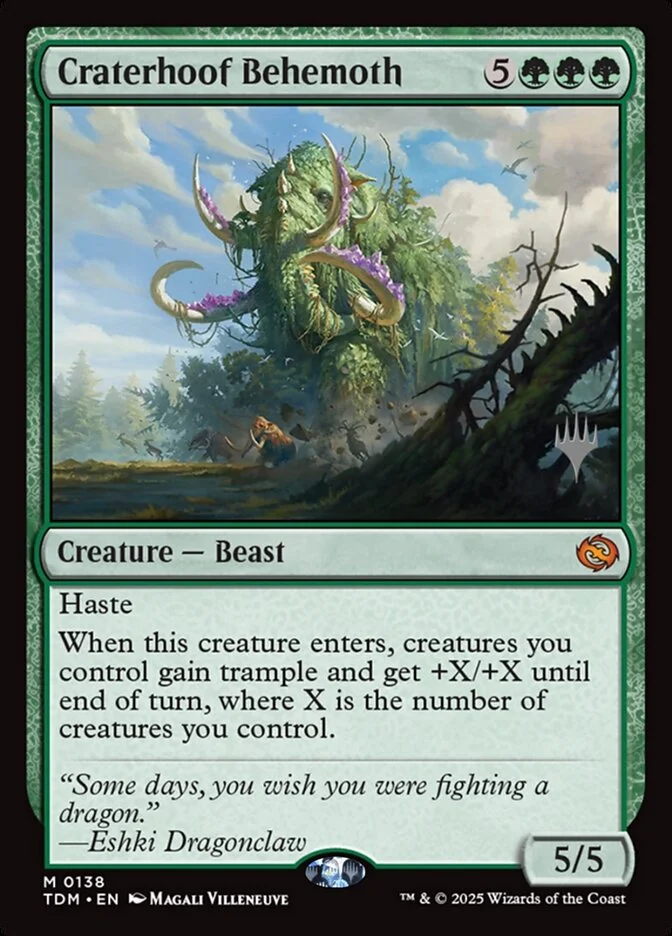 Craterhoof Behemoth 「PTDM/138p」「EN」