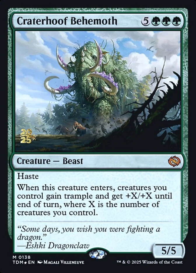 Craterhoof Behemoth 「PTDM/138s」「EN」