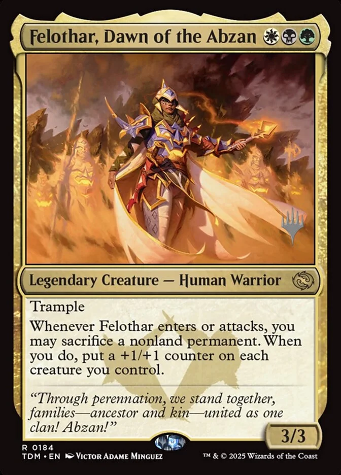 Felothar, Dawn of the Abzan 「PTDM/184p」「EN」