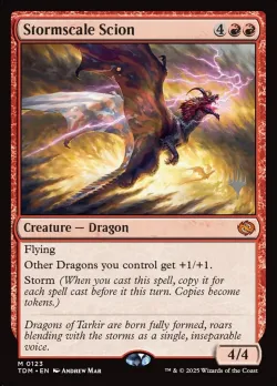 Stormscale Scion #123p · Magic: The Gathering