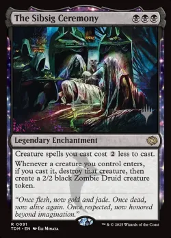 The Sibsig Ceremony #91p · Magic: The Gathering