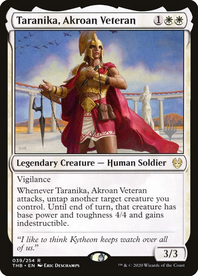 Taranika, Akroan Veteran 「PTHB/39p」「EN」
