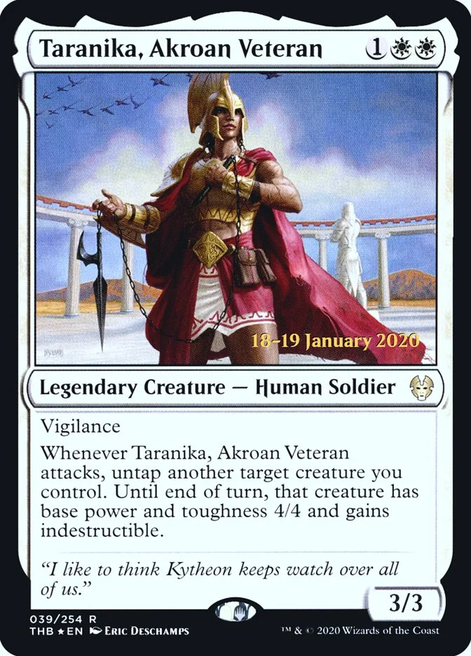 Taranika, Akroan Veteran 「PTHB/39s」「EN」