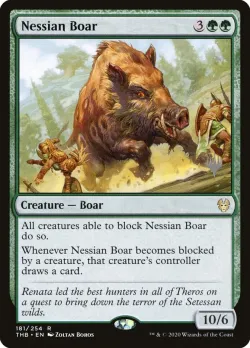 Nessian Boar #181p · Magic: The Gathering