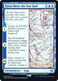Kiora Bests the Sea God #52s · Magic: The Gathering