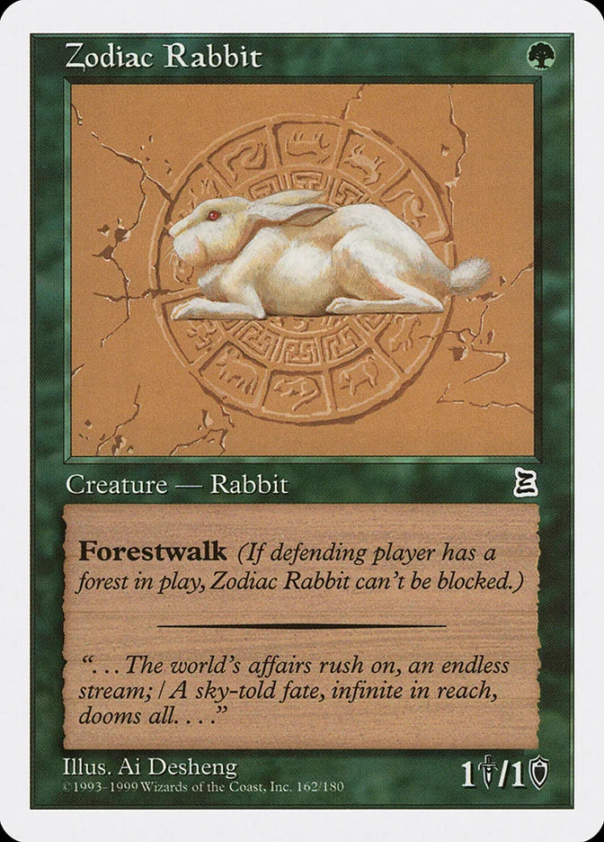 Zodiac Rabbit 「PTK/162」「EN」