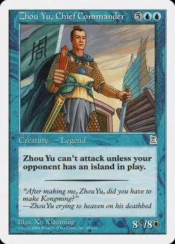 Zhou Yu, Chief Commander #65 · Magic: The Gathering