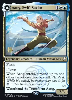 Aang, Swift Savior // Aang and La, Ocean's Fury 「PTLA/204s」「EN」