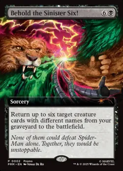 Behold the Sinister Six! 「PURL/2025-4」「EN」