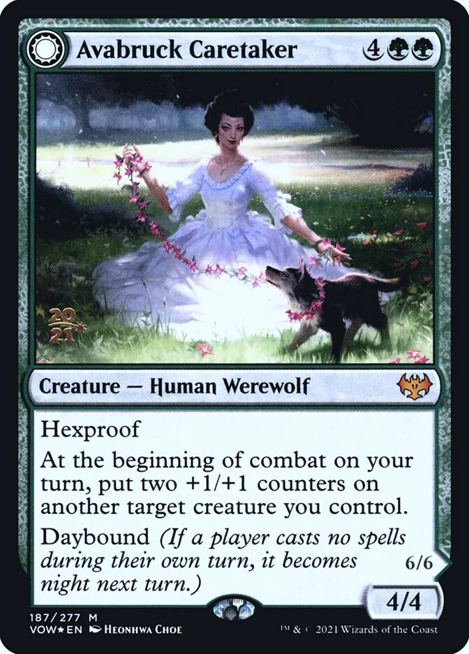 Avabruck Caretaker // Hollowhenge Huntmaster 「PVOW/187s」「EN」