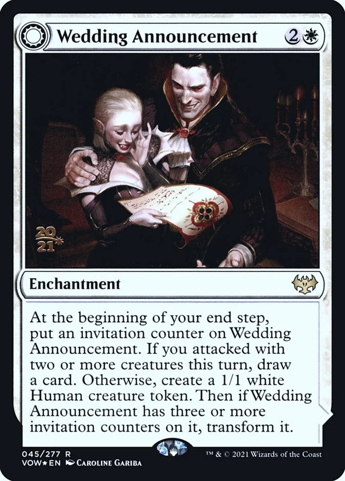 Wedding Announcement // Wedding Festivity 「PVOW/45s」「EN」