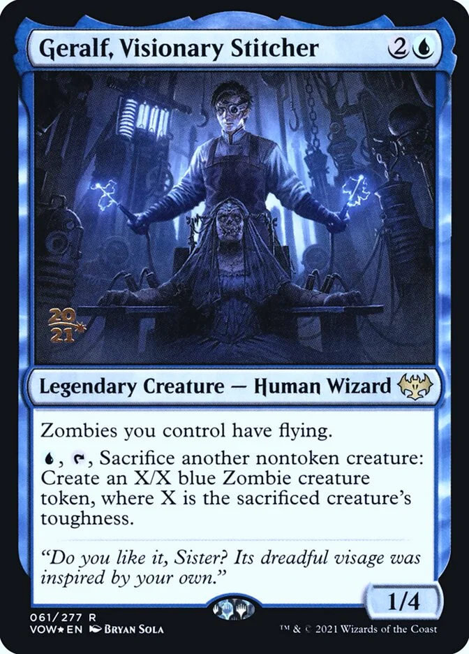 Geralf, Visionary Stitcher 「PVOW/61s」「EN」