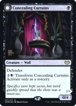 Concealing Curtains // Revealing Eye #101s · Magic: The Gathering