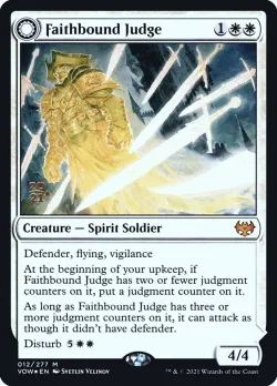 Faithbound Judge // Sinner's Judgment #12s · Magic: The Gathering