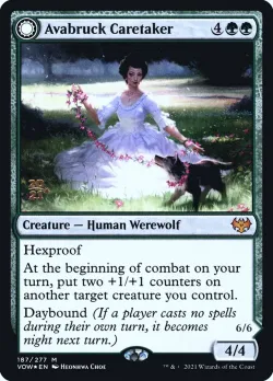 Avabruck Caretaker // Hollowhenge Huntmaster 「PVOW/187s」「EN」