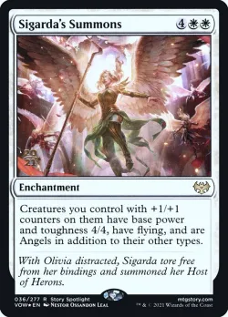 Sigarda's Summons #36s · Magic: The Gathering