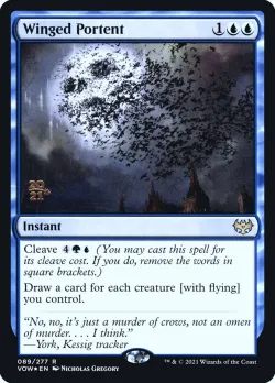 Winged Portent #89s · Magic: The Gathering