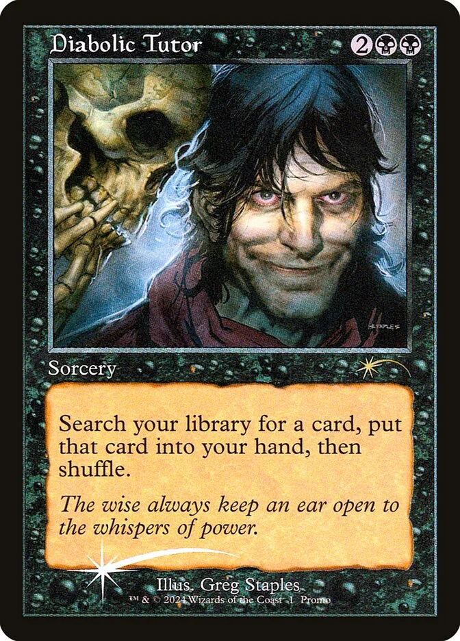 Diabolic Tutor 「PW24/13」「EN」