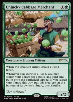 Unlucky Cabbage Merchant 「PW25/15」「EN」