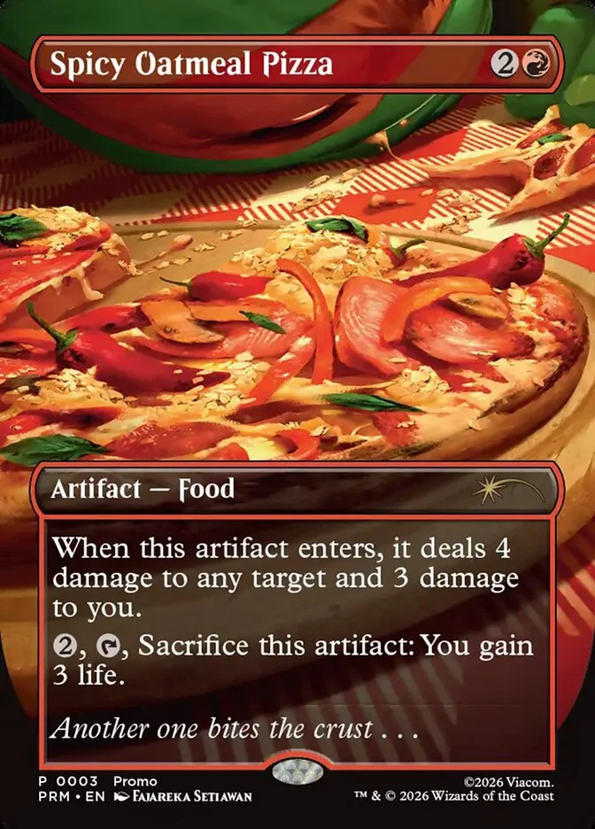 Spicy Oatmeal Pizza 「PW26/7」「EN」