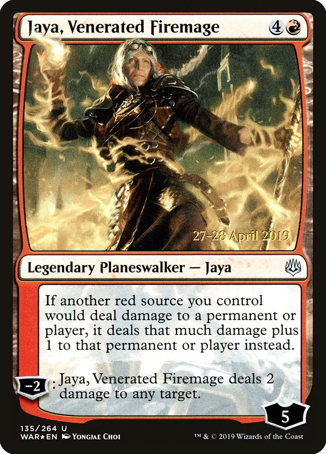Jaya, Venerated Firemage 「PWAR/135s」「EN」