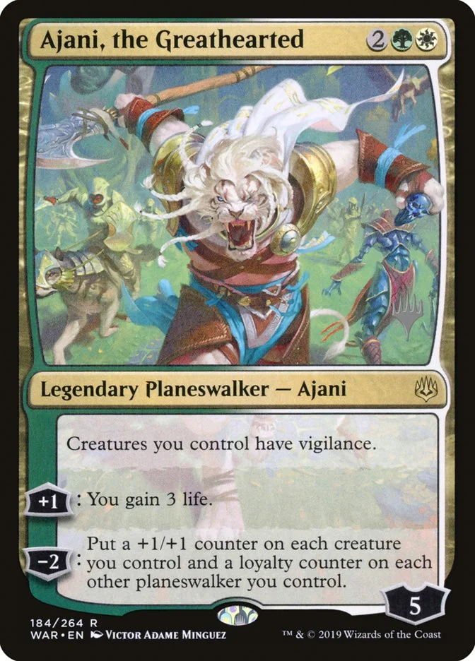 Ajani, the Greathearted 「PWAR/184p」「EN」