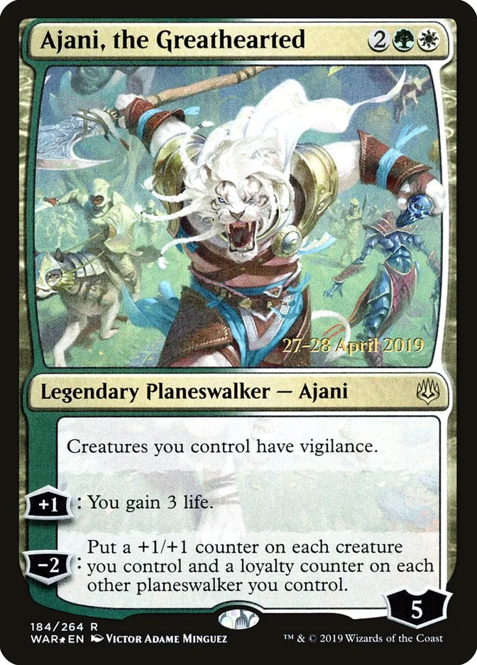 Ajani, the Greathearted 「PWAR/184s」「EN」