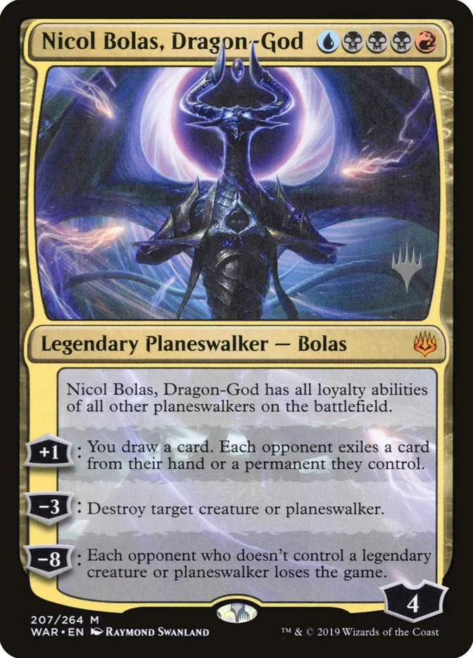 Nicol Bolas, Dragon-God 「PWAR/207p」「EN」