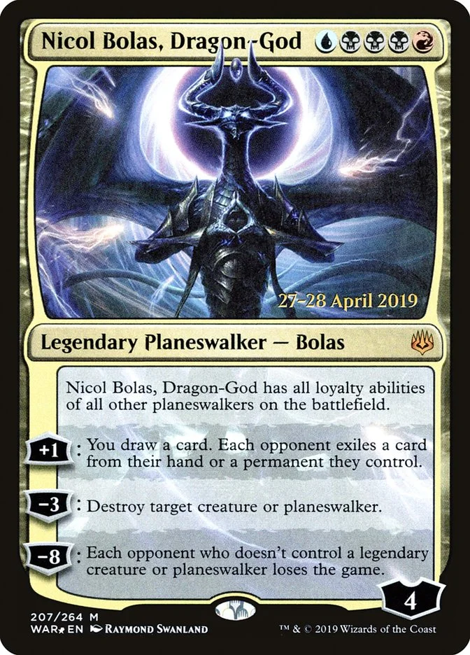 Nicol Bolas, Dragon-God 「PWAR/207s」「EN」