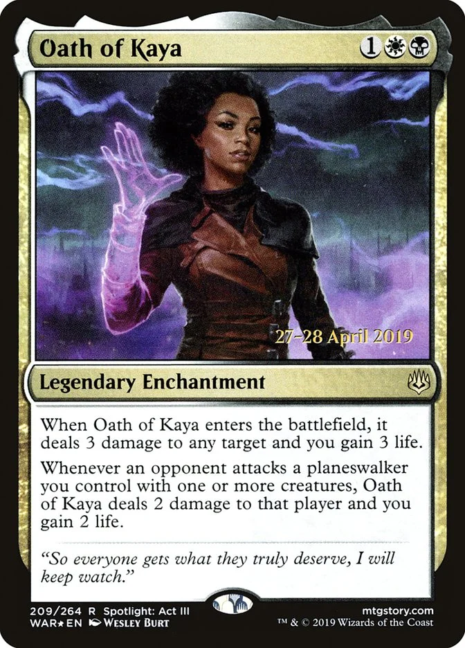 Oath of Kaya 「PWAR/209s」「EN」