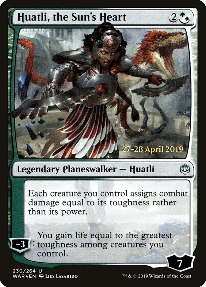 Huatli, the Sun's Heart 「PWAR/230s」「EN」