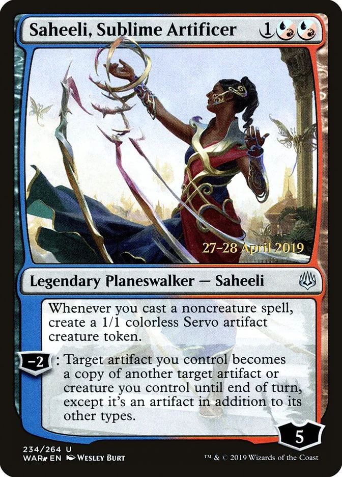 Saheeli, Sublime Artificer 「PWAR/234s」「EN」