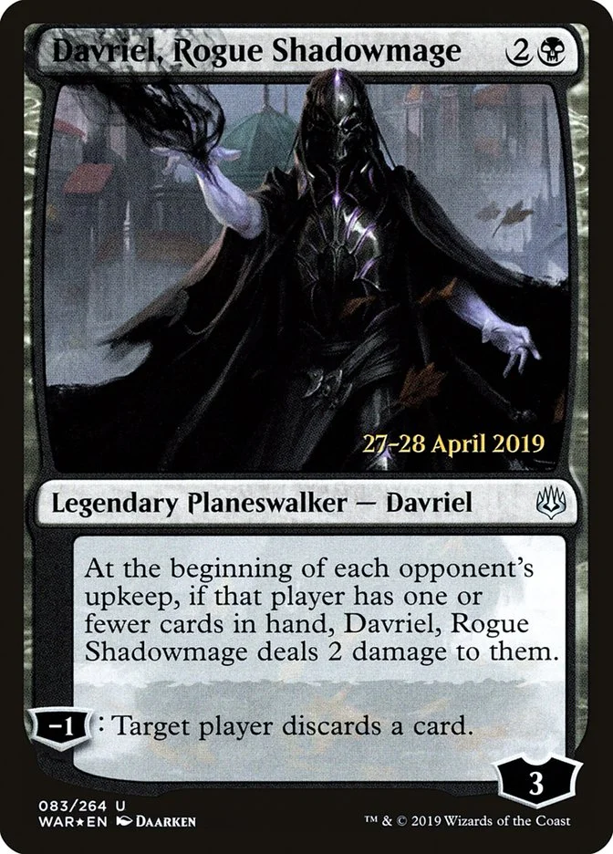 Davriel, Rogue Shadowmage 「PWAR/83s」「EN」