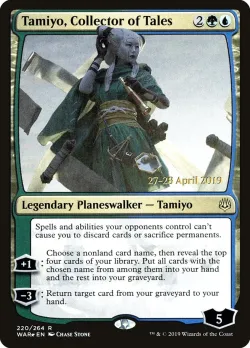 Tamiyo, Collector of Tales 「PWAR/220s」「EN」
