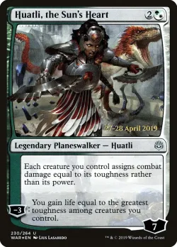 Huatli, the Sun's Heart 「PWAR/230s」「EN」